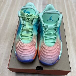 Nike Air Jordan Luka 3 Blurred Vision Vapor Green/Hyper Basketball Shoes Size 9